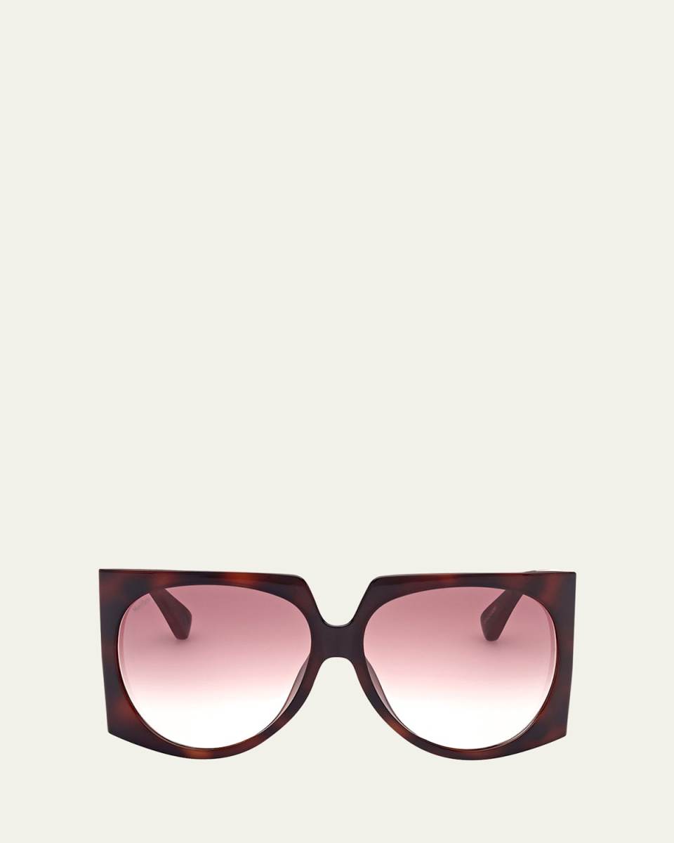 Anne Square Injection Plastic Sunglasses